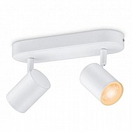 גוף תאורה חכם מבית WIZ וויז דגם WIZ SMART SPOTS 2x5W 22-65K RGB W גוף תאורה חכם מבית WIZ וויז דגם WIZ SMART SPOTS 2x5W 22-65K RGB W