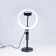 מעמד טבעת תאורה לטלפון חיים שולחן לד 8" XO דגם 575476 מעמד טבעת תאורה לטלפון חיים שולחן לד 8" XO דגם 575476