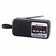רדיו FM דיגיטלי עם טעינה סולארית MIRACASE מירהקייס דגם 99218-000-26 רדיו FM דיגיטלי עם טעינה סולארית MIRACASE מירהקייס דגם 99218-000-26