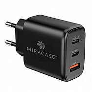 מטען קיר MIRACASE מירקסיס דגם 99702-001-47 MWCM65PD מטען קיר MIRACASE מירקסיס דגם 99702-001-47 MWCM65PD