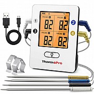 מד טמפרטורה אלחוטי מבית THERMO PRO דרמו פרו דגם DIGITAL TP25 מד טמפרטורה אלחוטי מבית THERMO PRO דרמו פרו דגם DIGITAL TP25