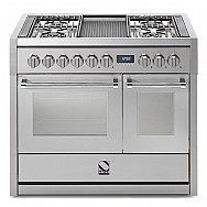 תנור אפיה משולב 100 ס"מ מבית STEEL דגם G10-SF-4B סדרת GENESI תנור אפיה משולב 100 ס"מ מבית STEEL דגם G10-SF-4B סדרת GENESI