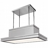 קולט אדים אי 130 ס"מ מבית STEEL סטיל דגם GENESI ISOLA GKS130 קולט אדים אי 130 ס"מ מבית STEEL סטיל דגם GENESI ISOLA GKS130